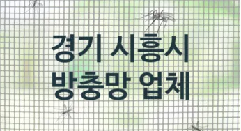 경기 시흥시 방충망 업체 추천 TOP 3, 방충망 업체 소개