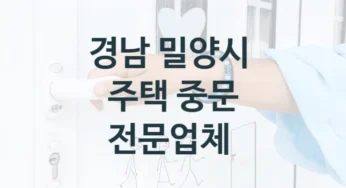 밀양시 거실 자동문 중문 설치 및 시공 안내, 비용정보